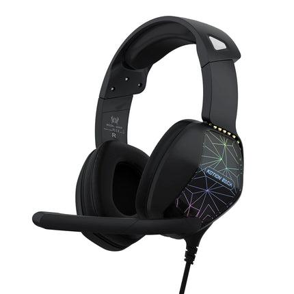 UVQYC Stereo Gaming Headset Wired for PC PS4 PS5 Xbox, Over Ear Headphones