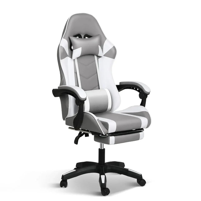 GTPLAYER Gaming Chair, Computer Chair with Footrest and Bluetooth Speakers, High Back Gaming Chair