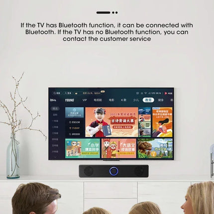 PC Soundbar Wired and Wireless Bluetooth Speaker USB Powered Soundbar for TV Pc Laptop Gaming Home Theater Surround Audio System