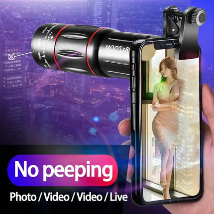 Telephoto Lens 28X HD Camera Phone Lens Telescope Zoom Macro Lens for Iphone Samsung Smartphone Fish Eye Lente Para Celular