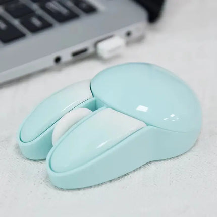 Cute 2.4G Wireless Mouse for Computer Laptop Notebook Rabbit Candy Color Wireless Mouse for Ofiice Home Gift Girls