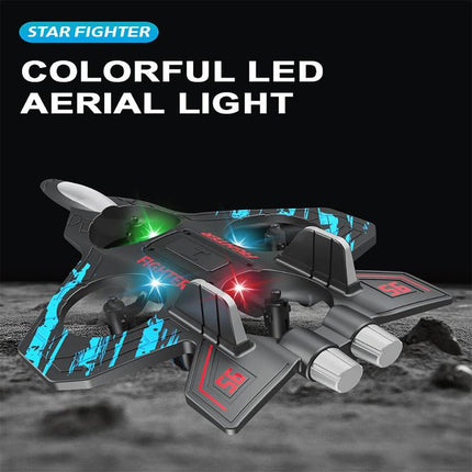 RC Mini Drone with LED Lights & Altitude Hold - Remote Control Quadcopter Gift for Kids & Beginners