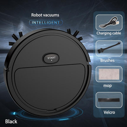 Robot Vacuum Cleaner One-Button Start Fast Cleaning Efficient Roller Brush to Clean Hair and Dust Is Preferred for Pet Families
