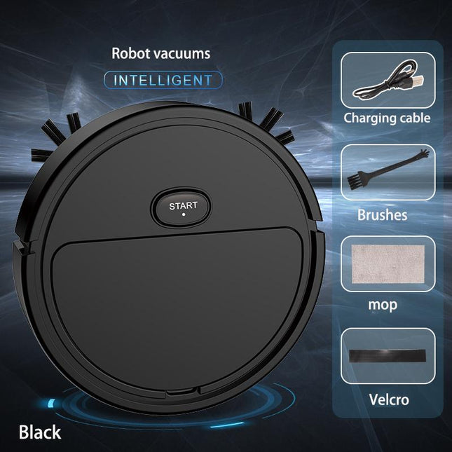 Robot Vacuum Cleaner One-Button Start Fast Cleaning Efficient Roller Brush to Clean Hair and Dust Is Preferred for Pet Families