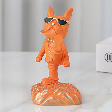 Bulldog Sculpture Phone Stand - AIcomStore