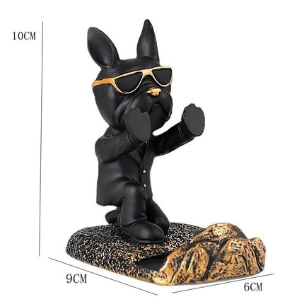 Bulldog Sculpture Phone Stand - AIcomStore