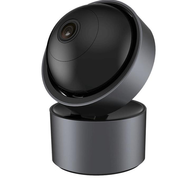 Smart Home Security Camera with Emotion Tracking & Color Night Vision - 2K Full HD, Two-Way Talk, 2.4Ghz/5Ghz Wi-Fi,360° Pan/Tilt, Baby/Pet Monitor, Plug-In, Wi-Fi App Control Grey