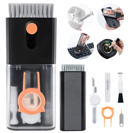 5 in 1 Keyboard Cleaning Brush Kit Keycap Puller Earbuds Cleaner for Airpods Pro 1 2 3 Bluetooth Earphones Case Cleaning Tools
