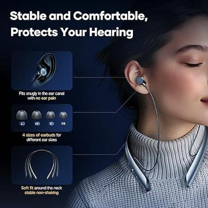 150H Playtime Neckband Earbuds | Hi-Res Sound, ANC, IPX7 Waterproof, All-Day Comfort