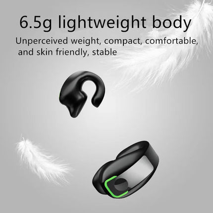 Earphone Clip Wireless Bluetooth Headphone Bone Conduction Headset High Quality TWS Auriculares Sport Noise Canceling With Mic - AIcomStore
