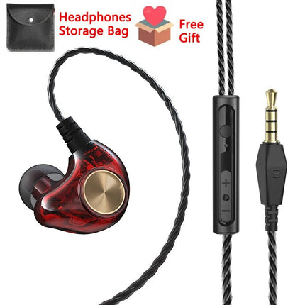 Extra Bass Headphones wired Earphone 3.5mm Earphones With Microphone Noodles Style наушники Sport Headset auriculare for Samsung - AIcomStore