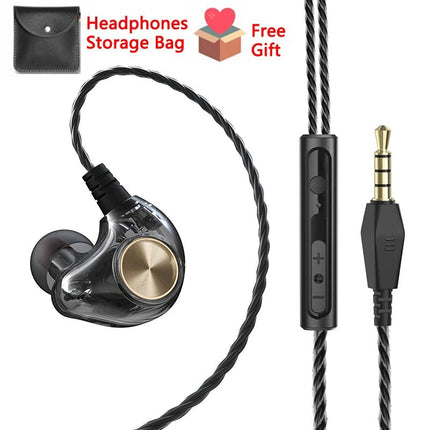 Extra Bass Headphones wired Earphone 3.5mm Earphones With Microphone Noodles Style наушники Sport Headset auriculare for Samsung - AIcomStore