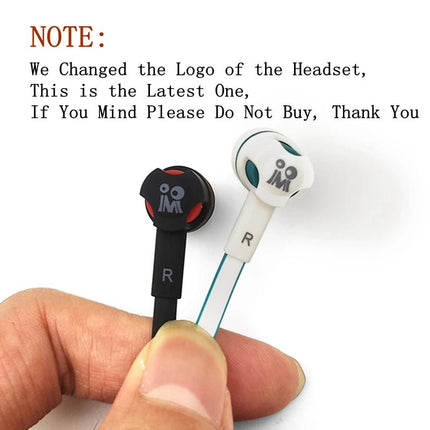 Extra Bass Headphones wired Earphone 3.5mm Earphones With Microphone Noodles Style наушники Sport Headset auriculare for Samsung - AIcomStore