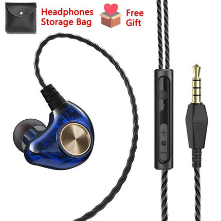 Extra Bass Headphones wired Earphone 3.5mm Earphones With Microphone Noodles Style наушники Sport Headset auriculare for Samsung - AIcomStore