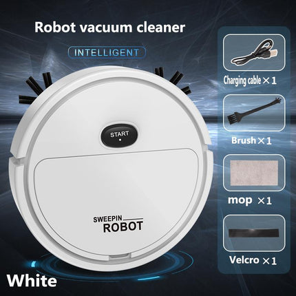 Robot Vacuum Cleaner One-Button Start Fast Cleaning Efficient Roller Brush to Clean Hair and Dust Is Preferred for Pet Families