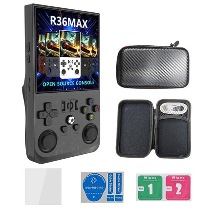 Retro Handheld Game Console King R36MAX with over 10,000 Classic Games | 4-Inch IPS HD | 4000Mah Ultra-Long Battery Life | Play Anytime!