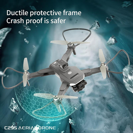 Drone with 4K Dual Camera, C29 Drone for Adults, Beginner Drone with 4.5Inch Remote Control Screen, Altitude Hold, One-Key Take Off/Landing, Christmas Toys Gifts for Teen Boys Girls, Remote Control Flying Toys