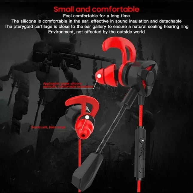Headset Gamer Headphones Wired Earphone Gaming Earbuds With Mic For Pubg PS4 CSGO Casque Phone Tablet Laptop Universal Game - AIcomStore
