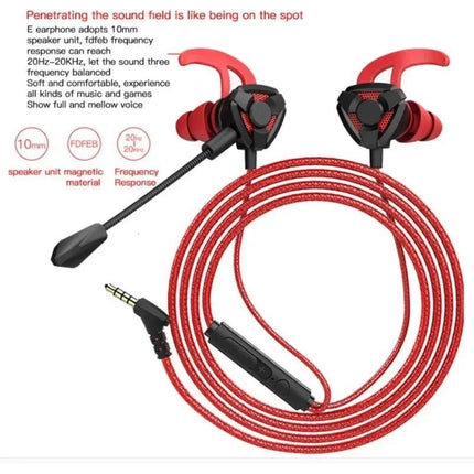 Headset Gamer Headphones Wired Earphone Gaming Earbuds With Mic For Pubg PS4 CSGO Casque Phone Tablet Laptop Universal Game - AIcomStore