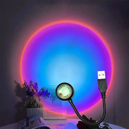 Mini USB Sunset Projection Lamp - AIcomStore