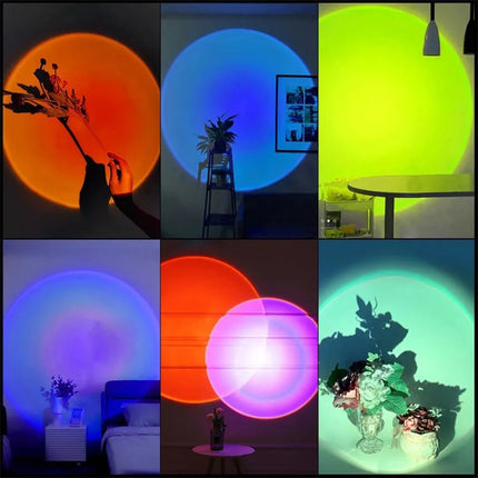 Mini USB Sunset Projection Lamp - AIcomStore