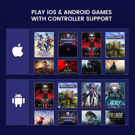 Mobile Gamepad Controller Hall Effect Joystick Trigger for Cloud Gaming - AIcomStore