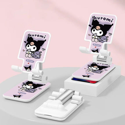 Sanrio Desk Mobile Phone Holder Stand For IPhone IPad Adjustable Desktop Tablet Holder Universal Table Cell Phone Stand - AIcomStore