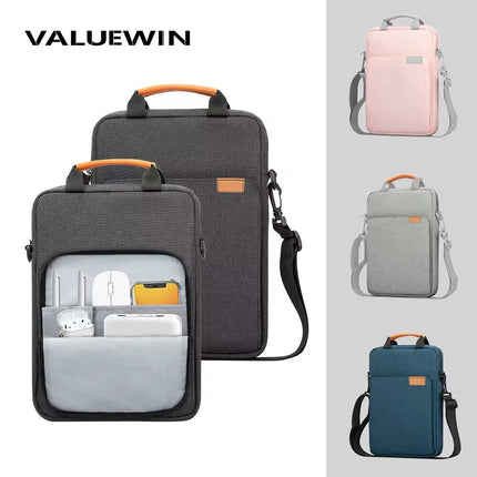 Tablet Shoulder Sleeve Bag For IPad air pro 12.9" , IPad Air 10.9" Surface Go 3/2 Galaxy Tab A 10,Laptop Pouch Handbag Birefcase - AIcomStore