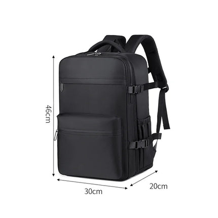 Vacuum Backpack Travel Bag for Men Large Capacity Backpack Business Laptop Backpack Women Men Expandable Backpack School Bag - AIcomStore