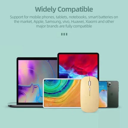 Wireless Bluetooth Mouse For iPad Samsung Huawei Lenovo MiPad Android Windows Tablet Battery Mouse For Laptop Notebook Computer - AIcomStore