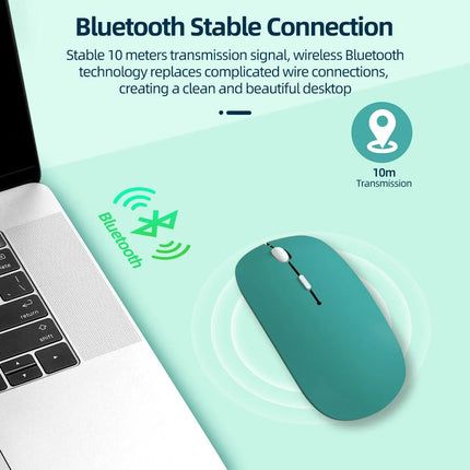 Wireless Bluetooth Mouse For iPad Samsung Huawei Lenovo MiPad Android Windows Tablet Battery Mouse For Laptop Notebook Computer - AIcomStore