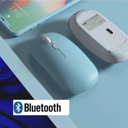 Wireless Bluetooth Mouse For iPad Samsung Huawei Lenovo MiPad Android Windows Tablet Battery Mouse For Laptop Notebook Computer - AIcomStore